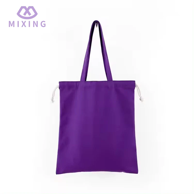 ক্যানভাস ড্রস্ট্রিং শোল্ডার টোট ব্যাগ