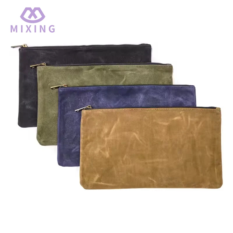 মোমযুক্ত ক্যানভাস টুল থলি